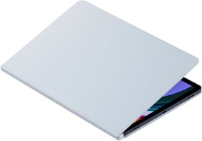 Samsung - Galaxy Tab S9 / S9 FE Smart Book Cover - White - Front_Zoom