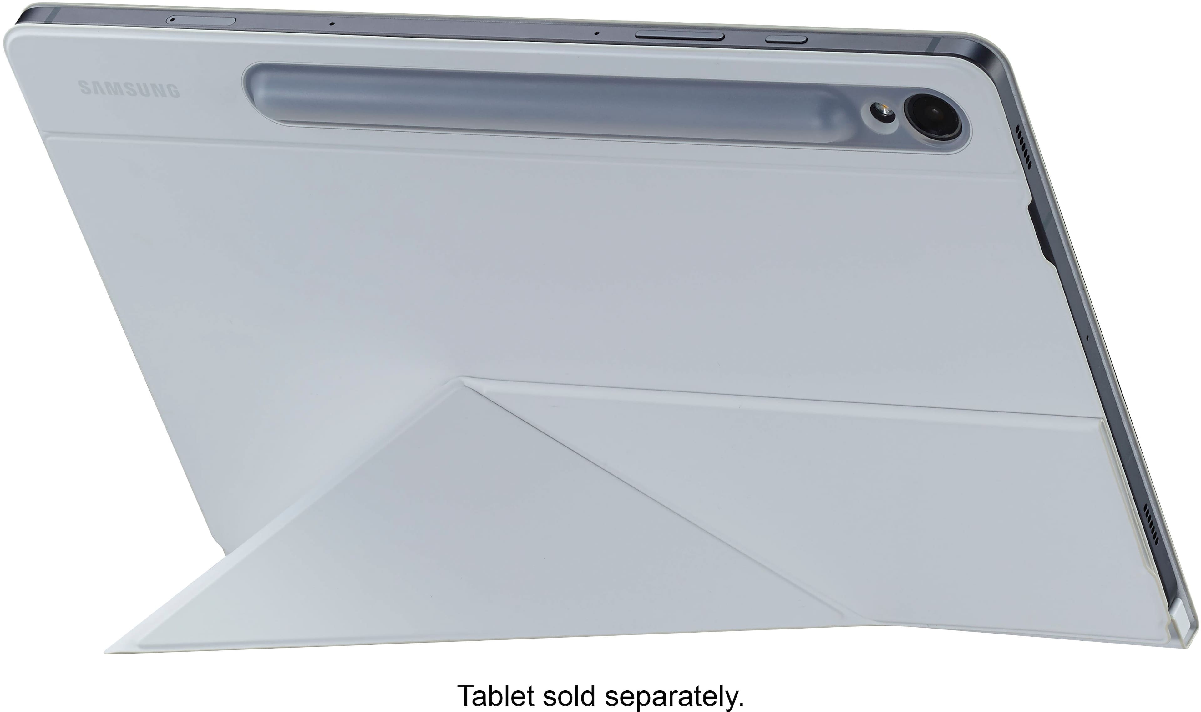 Alt View 11. Samsung - Galaxy Tab S9 / S9 FE Smart Book Cover - White.
