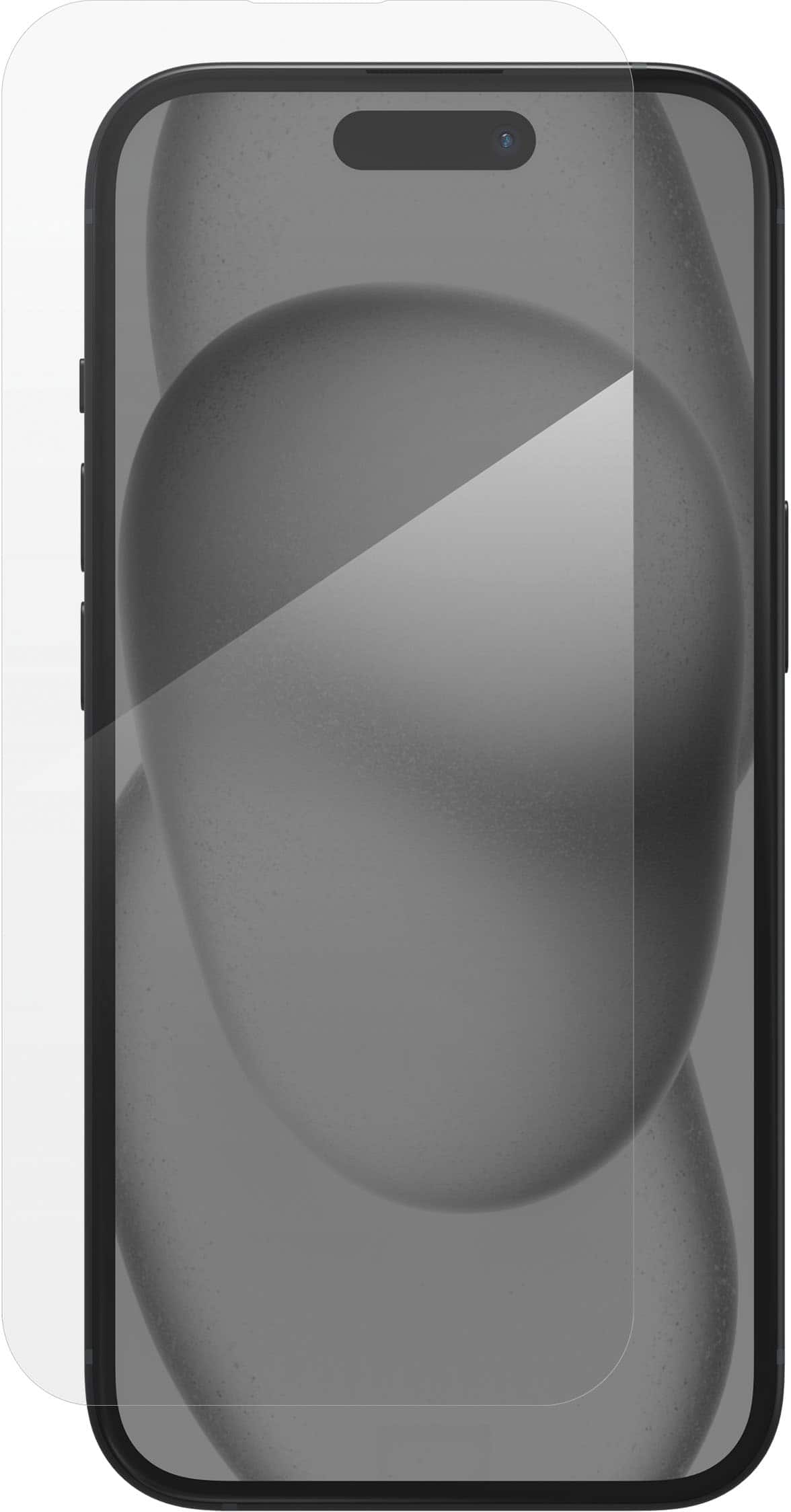 Alt View 11. ZAGG - InvisibleShield Glass+ Defense Screen Protector for Apple iPhone 15 - Clear.