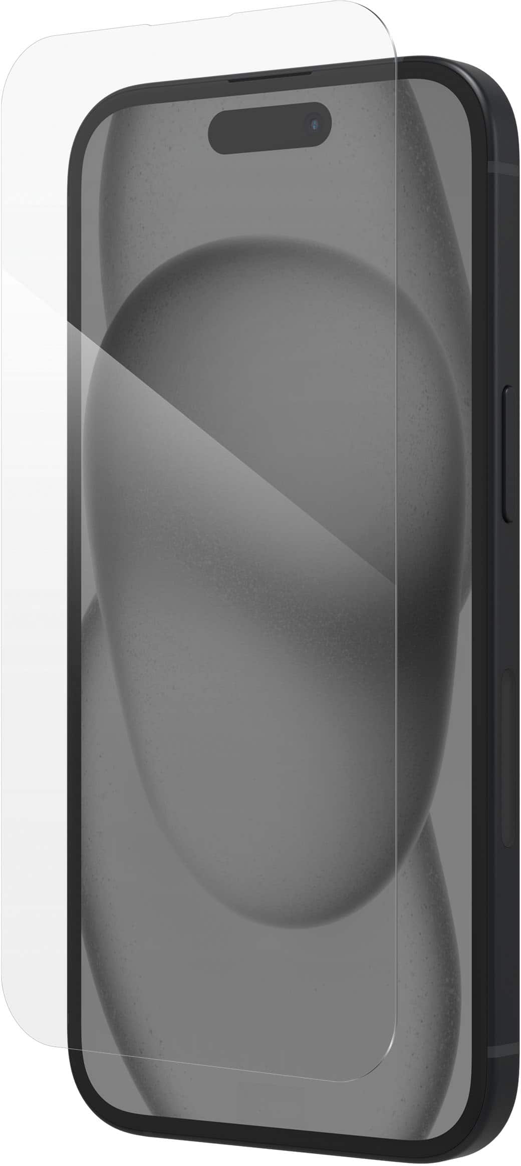 Alt View 12. ZAGG - InvisibleShield Glass+ Defense Screen Protector for Apple iPhone 15 - Clear.