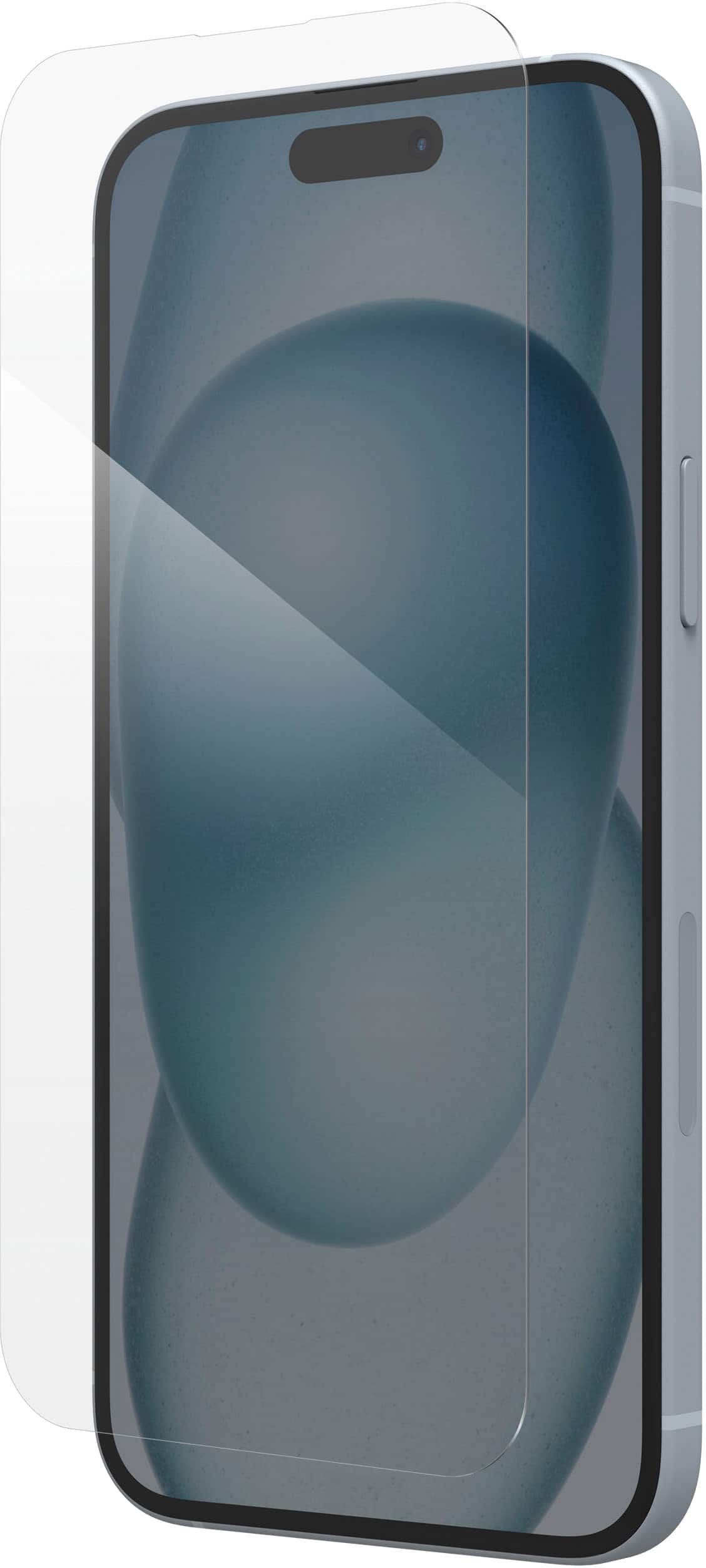 Alt View 12. ZAGG - InvisibleShield Glass+ Defense Screen Protector for Apple iPhone 15 Plus - Clear.