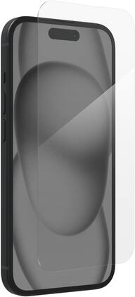 ZAGG - Glass Elite Maximum Impact & Scratch Screen Protector for Apple iPhone 15 - Clear