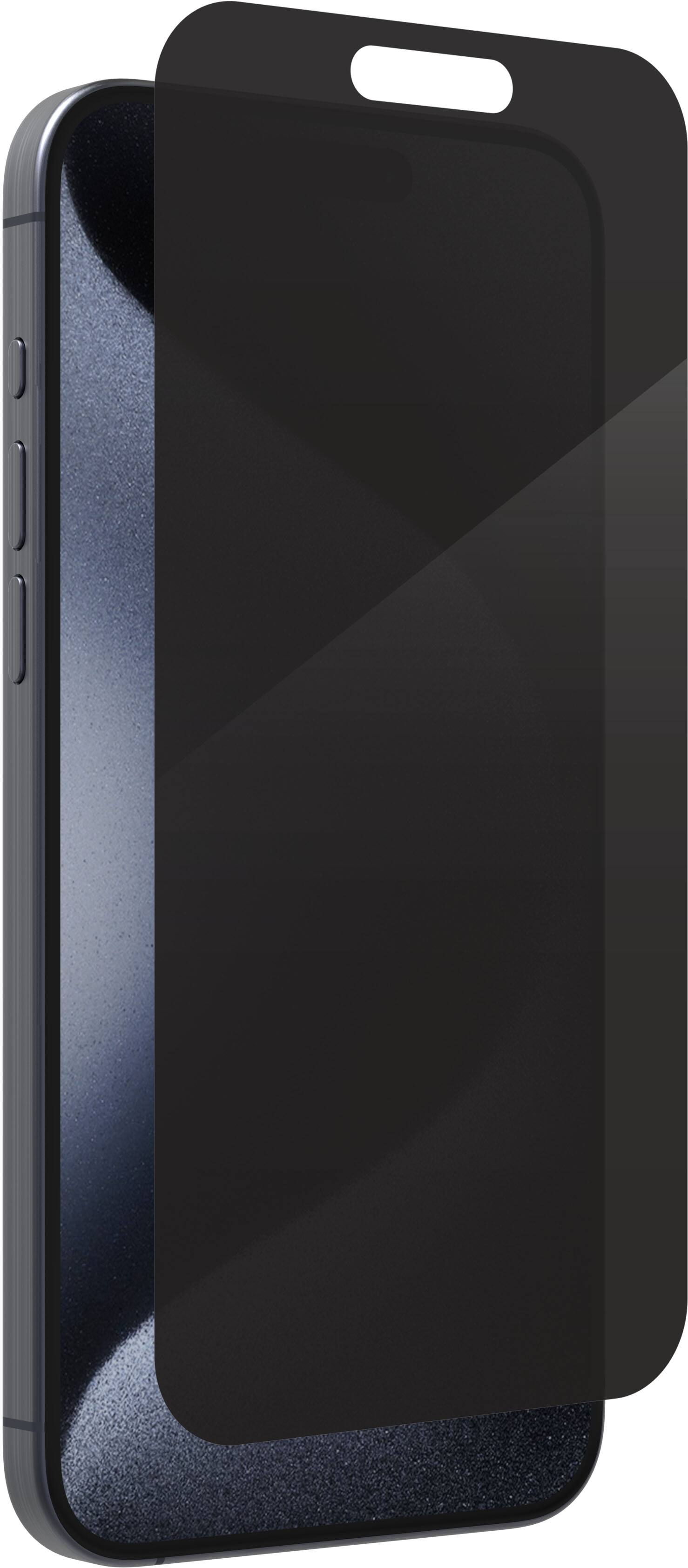 thumbnail interactive-video image 1 of JETech Privacy Screen Protector For IPhone 13 Pro Max With Camera Lens Cover 1 of 5
