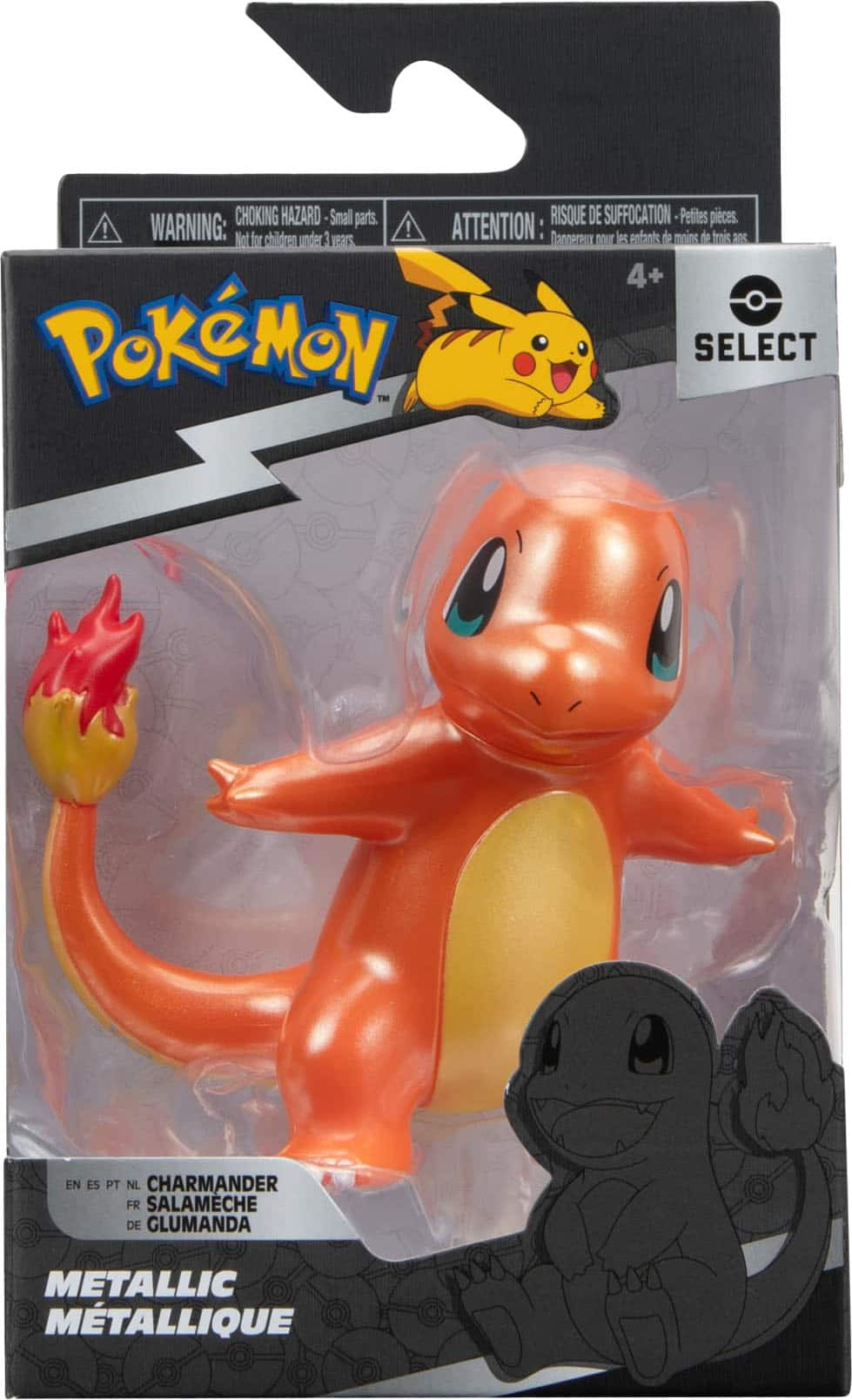 Jazwares Pokemon Select 3 Metallic Figure Charmander PKW3192 - Best Buy