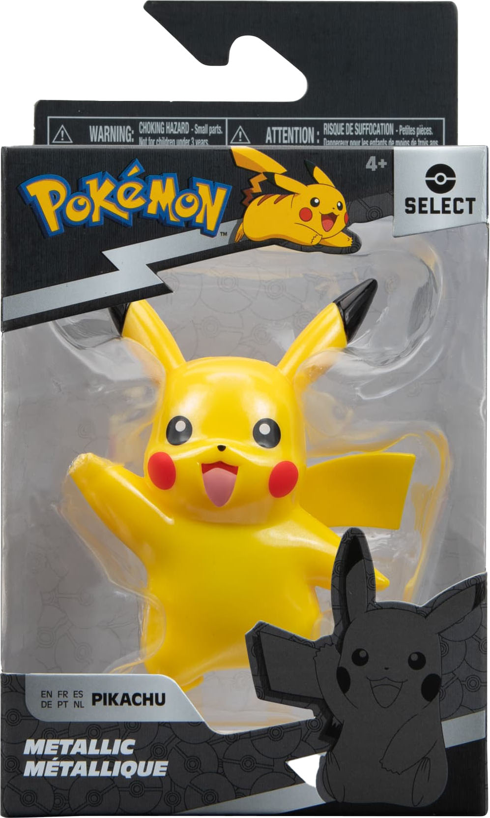 Jazwares Pokemon Select 3 Metallic Figure Pikachu PKW3190 - Best Buy