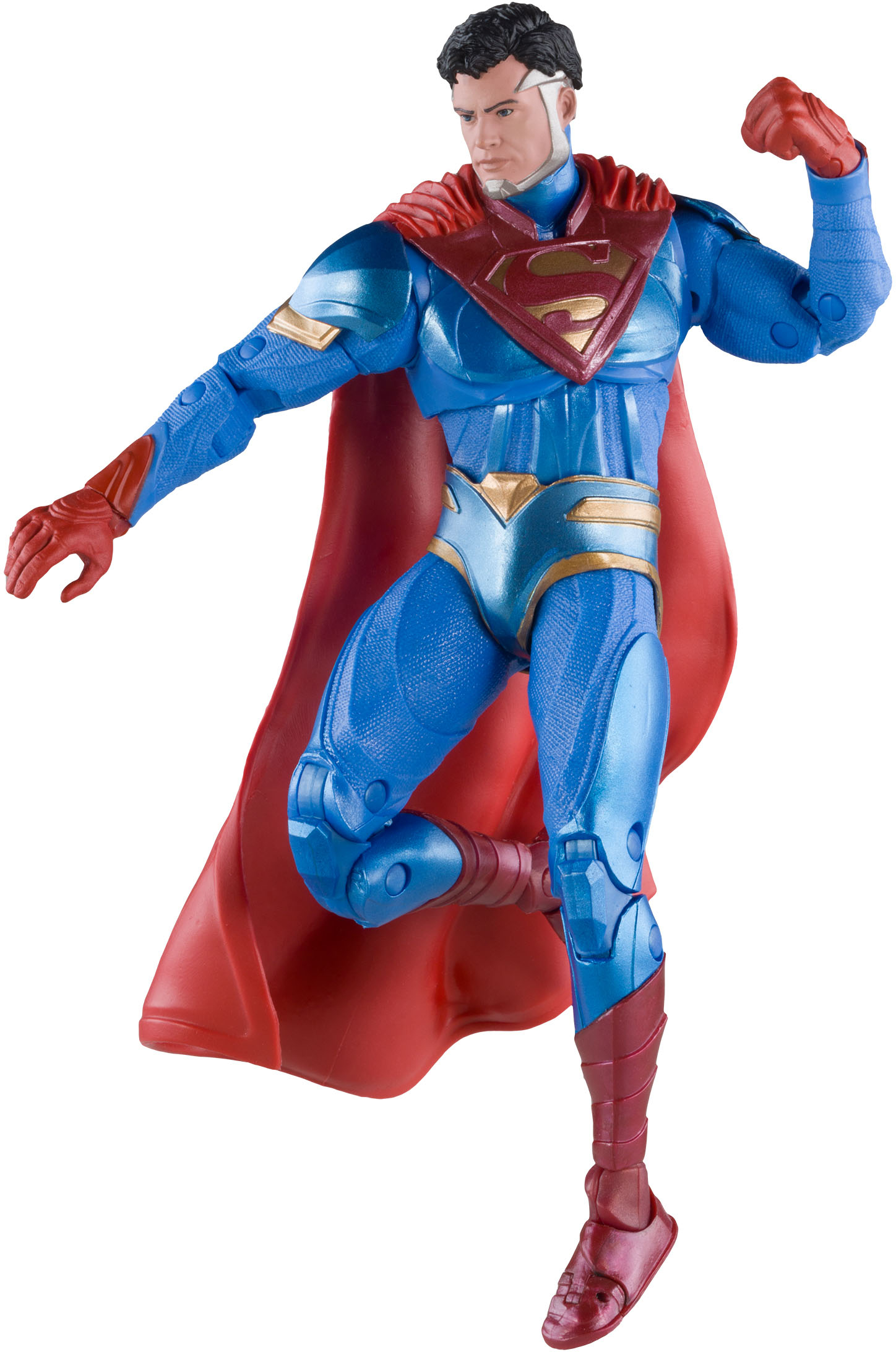 Angle View: McFarlane Toys - DC Gaming 7” Figure – Superman (Injustice 2)