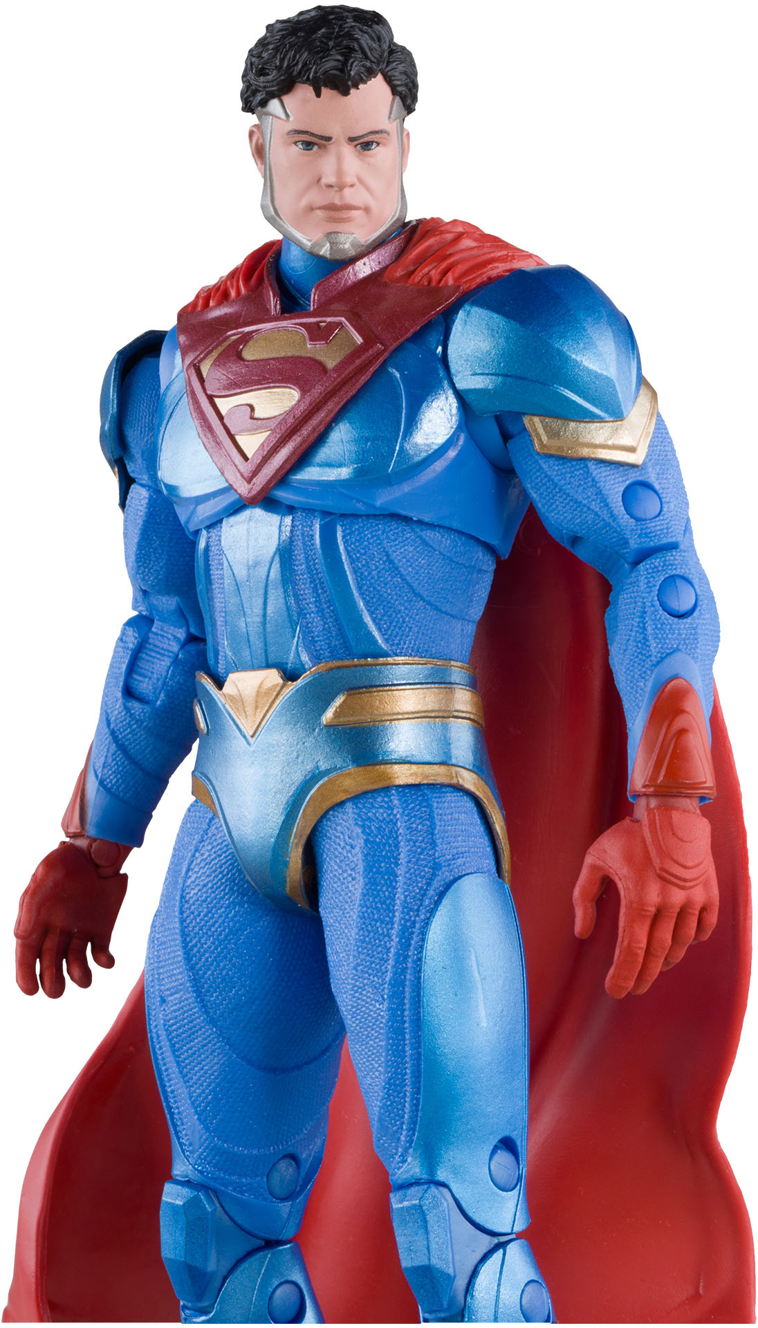 Left View: McFarlane Toys - DC Multiverse 7" McFarlane Collector Edition Figure - Superman (Action Comics #1)