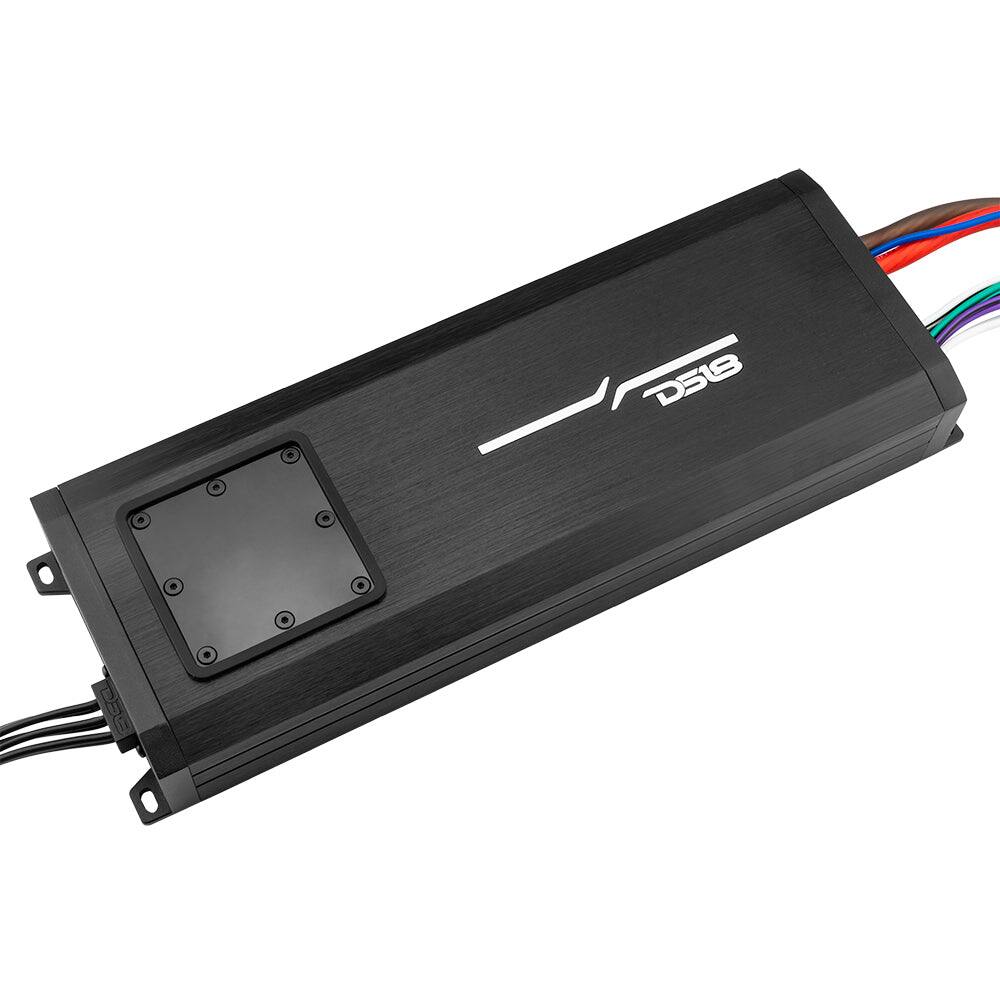 Angle. DS18 Audio - NXL-X 5-Channel Class D Car Amplifier with Marine Rating - Black.