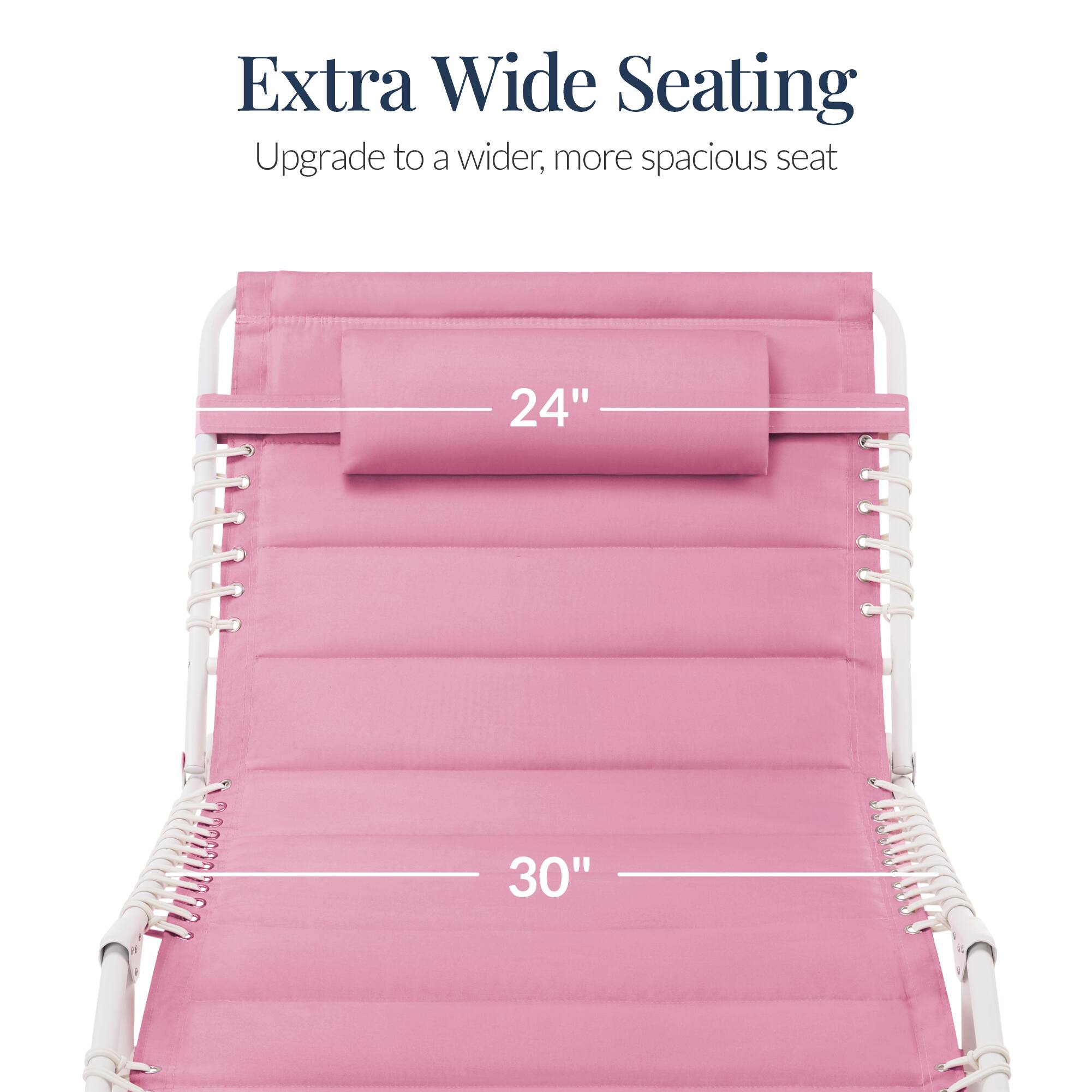 Extra Wide Seating  
Upgrade to a wider, more spacious seat  
24"  
30"