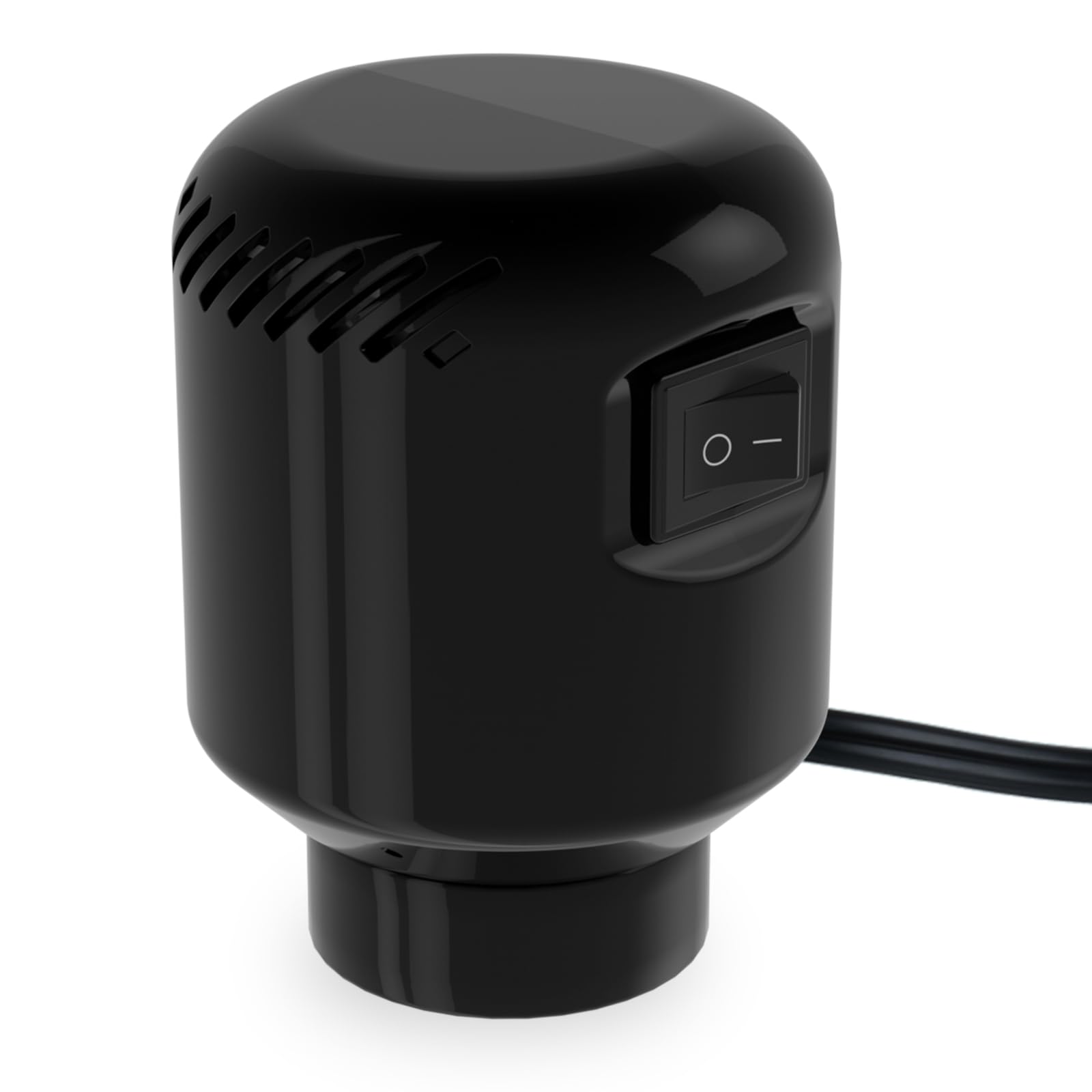 Front. DORLUKFU - Electric Pump for Vacuum Storage Bags, Air Pump Storage Bags,Portable Vacuum Pump for Various Vacuum Sealer Bags, - black.