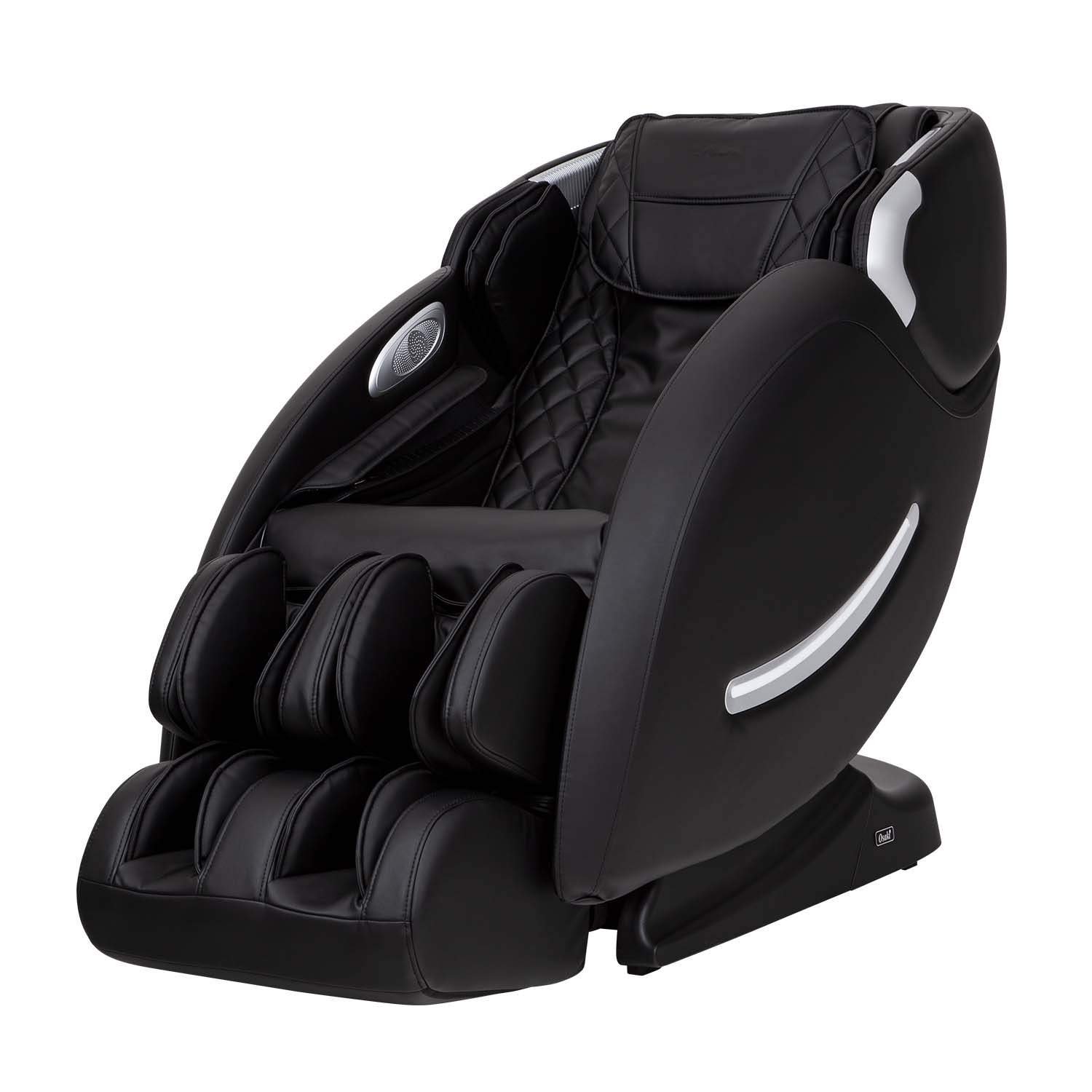 Angle. Osaki - 4000XT Zero Gravity Massage Chair with Tension Sensors - Black - Black.