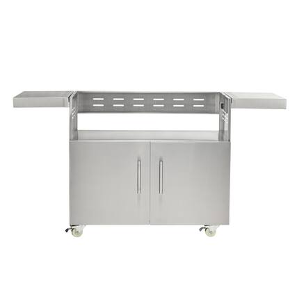 Front. Coyote Outdoor Living - Coyote Outdoor Living cart For 42" CL or SL-Series Grill - Stainless Steel.