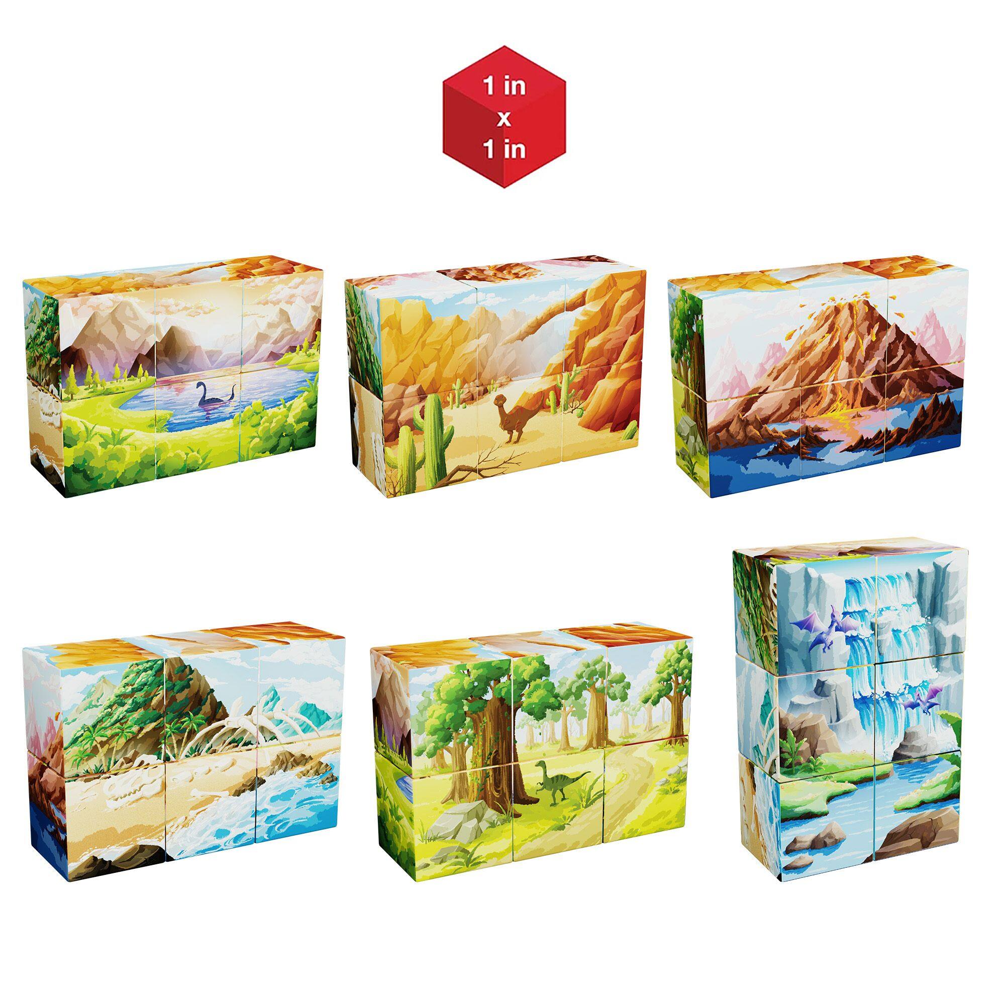 Alt View 4. PicassoTiles - PicassoTiles 72 PC Magnetic Blocks Dinosaur World Theme, Magentic Building Blocks for for Kids 3+.
