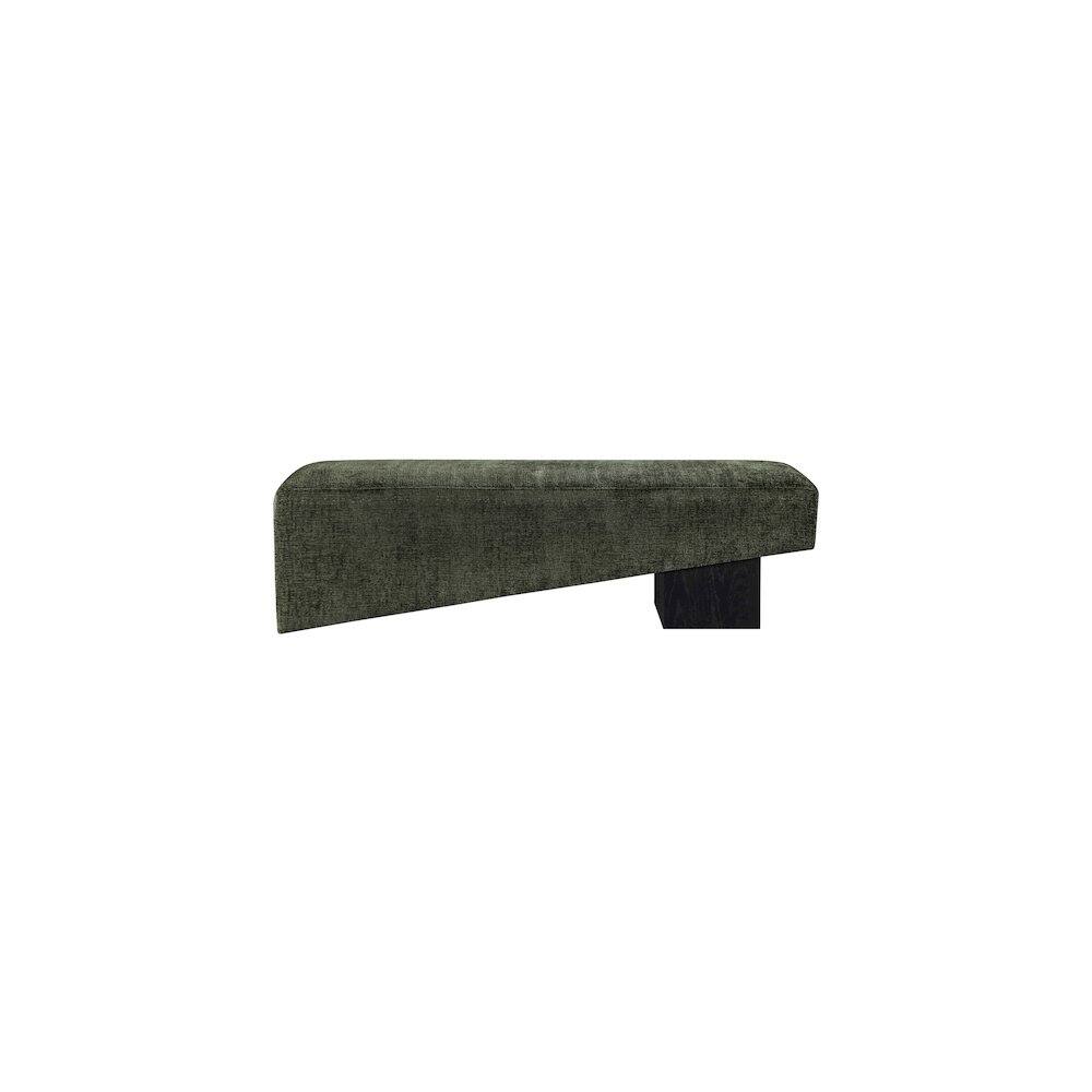Alt View 2. Meridian Furniture - Alora Green Fabric Bench - Green.