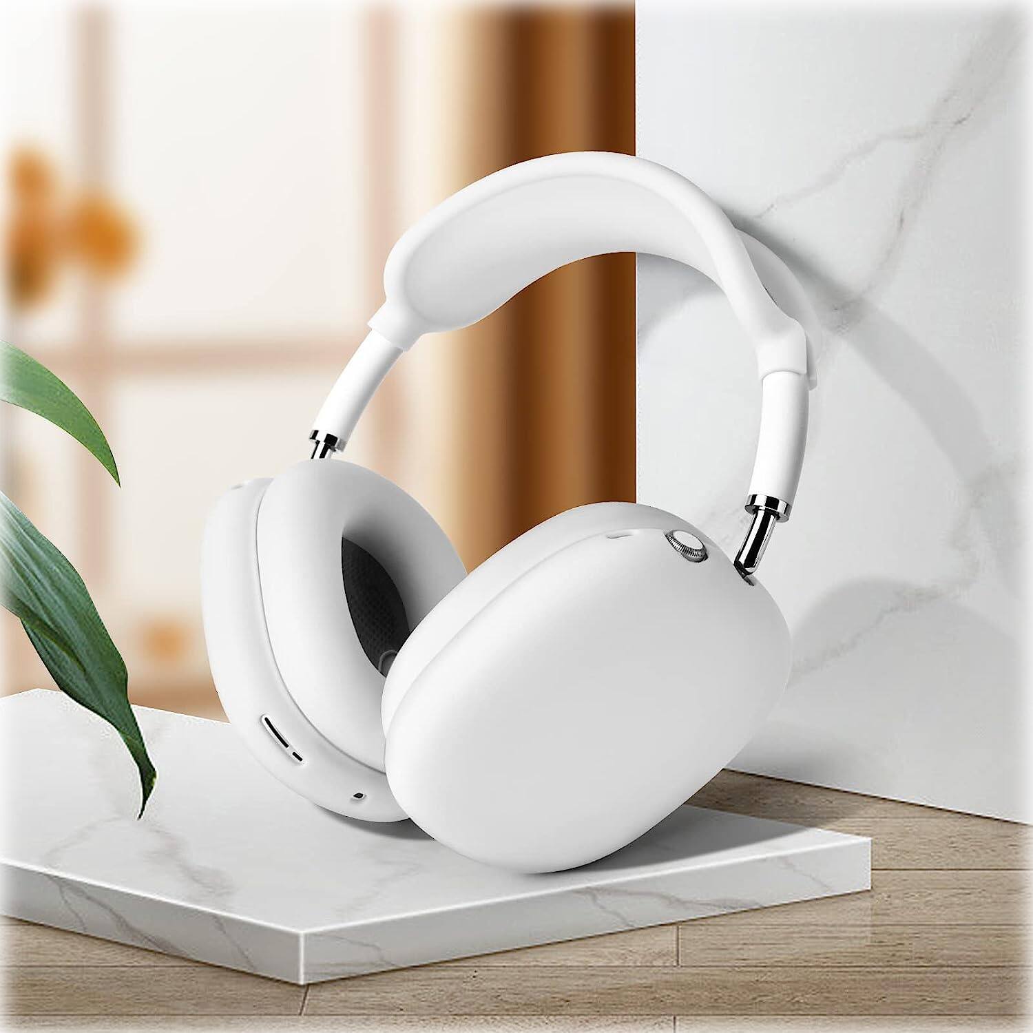 Alt View 16. SaharaCase - Silicone Combo Kit Case for Apple AirPods Max Headphones - White.