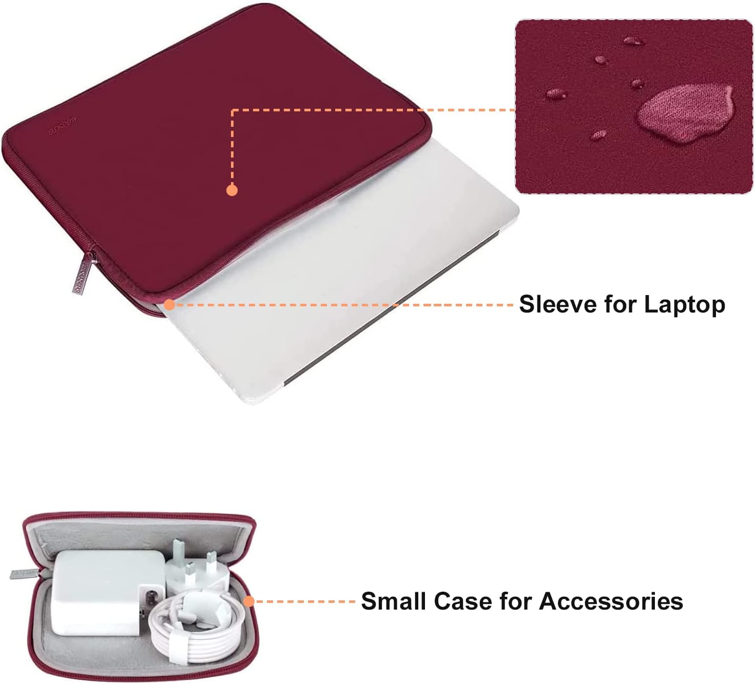 Sleeve for Laptop  
Small Case for Accessories