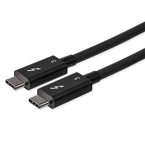 Front. Startech - 0.8m/2.7ft Thunderbolt 3 to Thunderbolt 3 Cable.