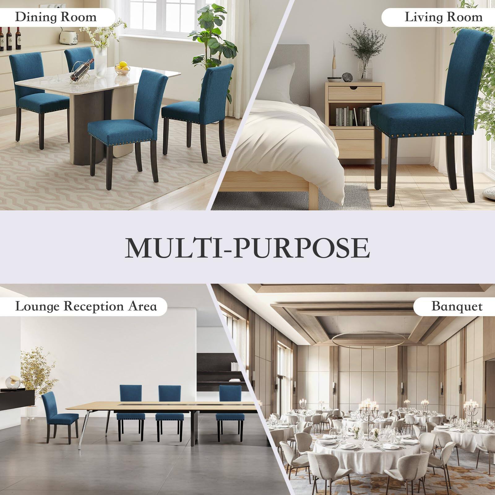 Dining Room  
Living Room  
Lounge Reception Area  
Banquet  

MULTI-PURPOSE