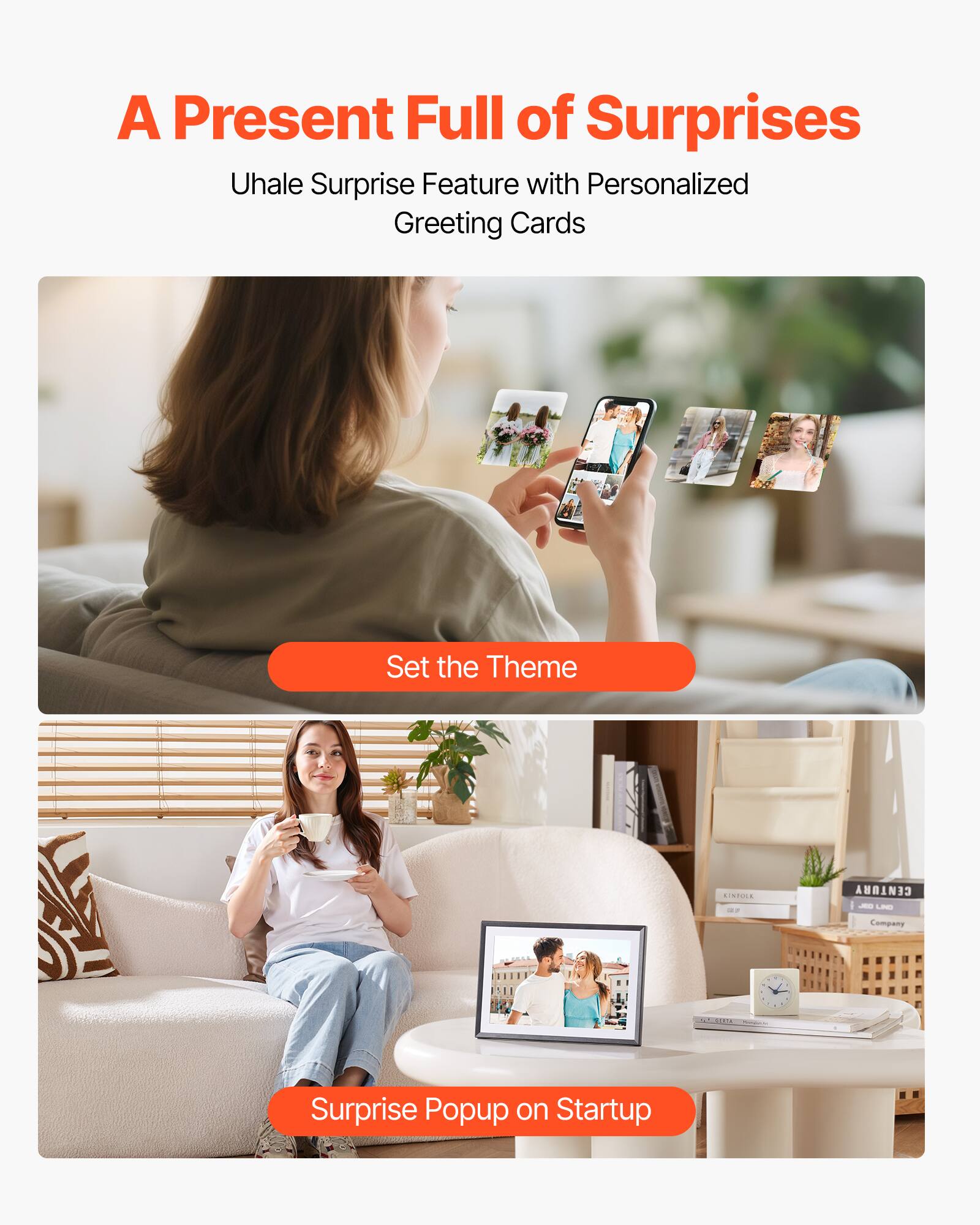 A Present Full of Surprises

Uhale Surprise Feature with Personalized Greeting Cards

Set the Theme

Surprise Popup on Startup