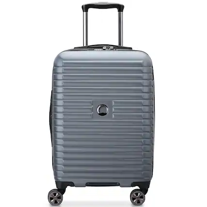 Front. Delsey - Delsey Cruise 3.0 Carry-On Expandable Spinner Luggage - 21" Small - Graphite.