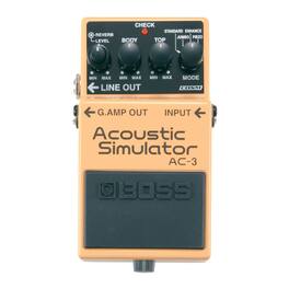 BOSS - AC-3 Compact Four Simulation Modes Two Outputs Acoustic Simulator Pedal