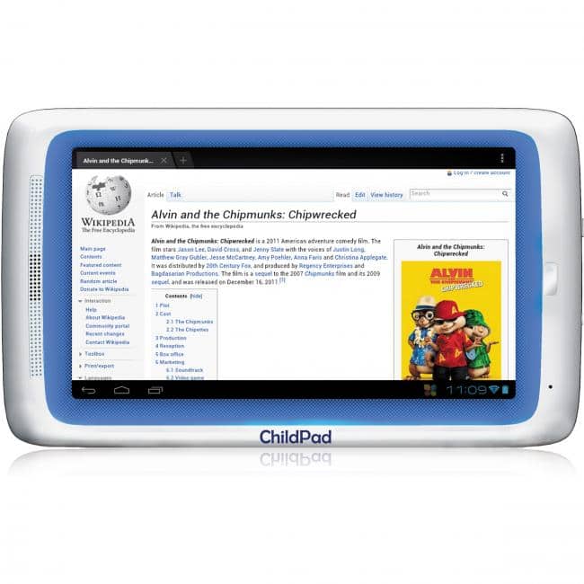 Archos - Arnova 7" WVGA ChildPad Tablet 1GB RAM - PC ARM Cortex (A8) - Android 4.0 ICS - 800 x 480 Resolution - Touchscree - Unknown