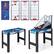 Front. Costway - 6-In-1 Combo Game Table with Basketball Billiards Ping Pong Hockey Shuffleboard - Multi-color.