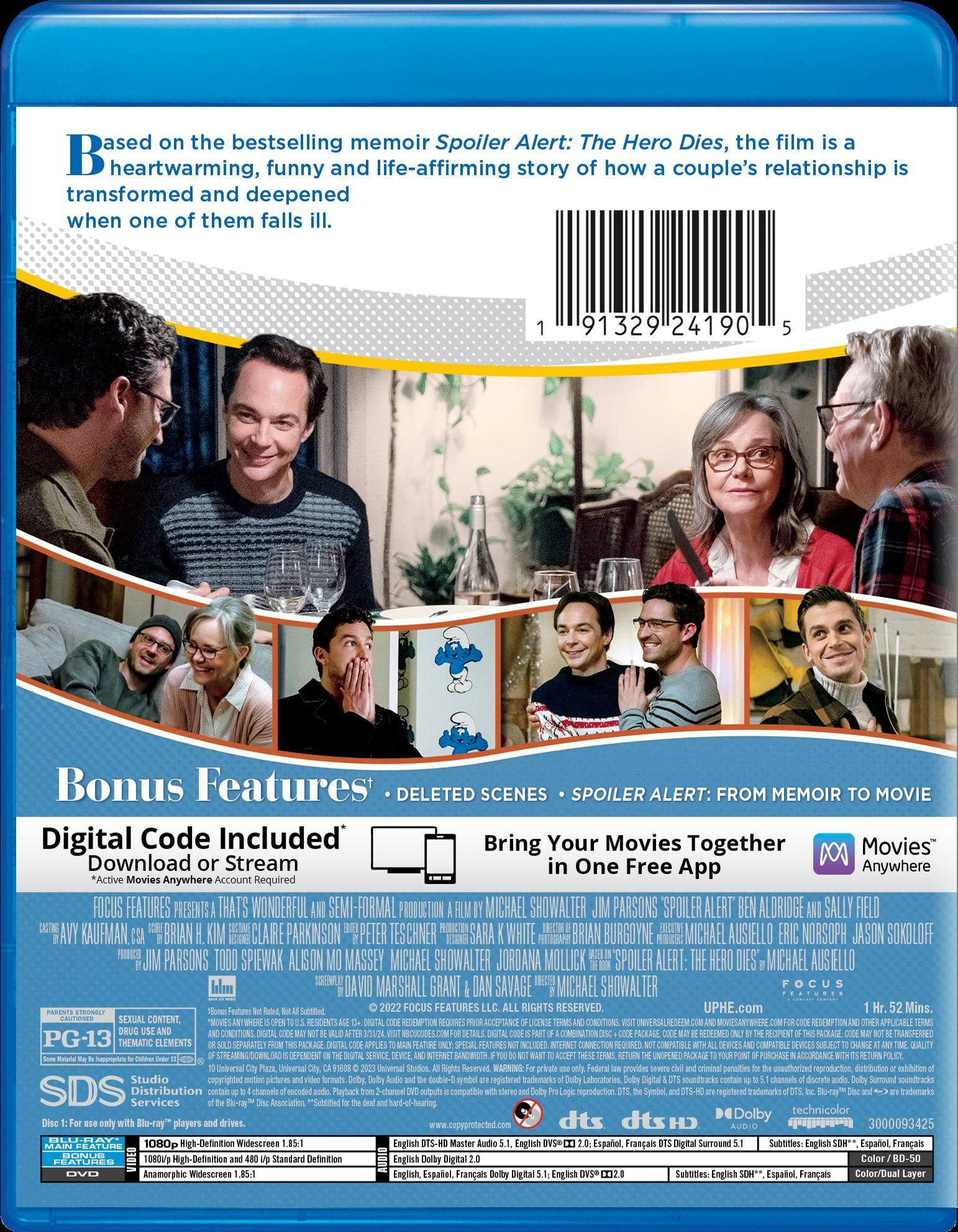 Back. Spoiler Alert (with DVD) [Blu-ray].
