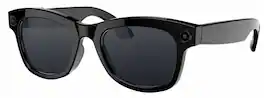 LOKMAT - AI Smart Glasses, 8MP Camera, 1200P HD Video Recording, Real-Time Translation, Bluetooth Audio, Voice Assistant, Wi-Fi - Black