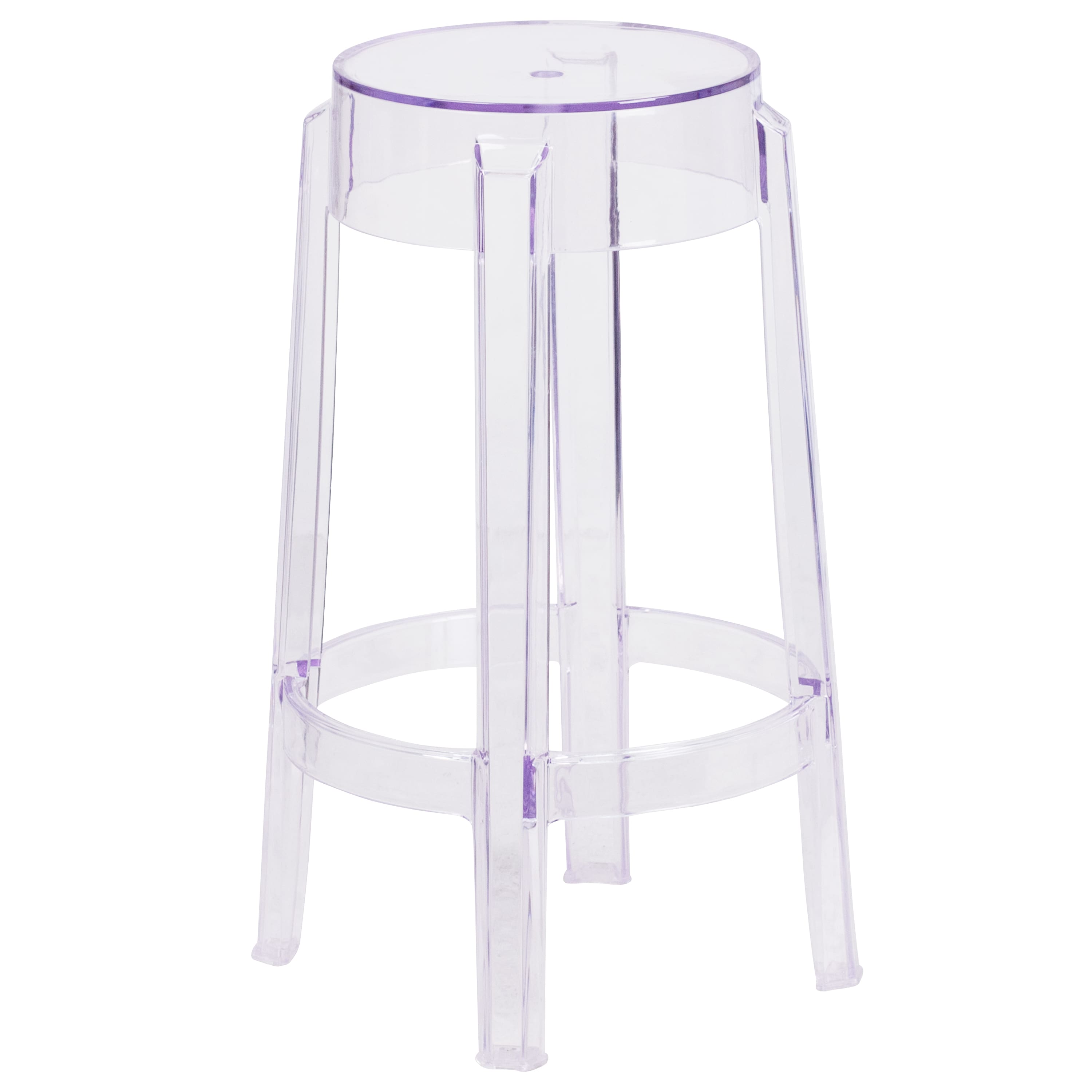 Flash Furniture - Laney 25.75'' High Transparent Counter Height Stool - Clear price history on PriceWatchPro
