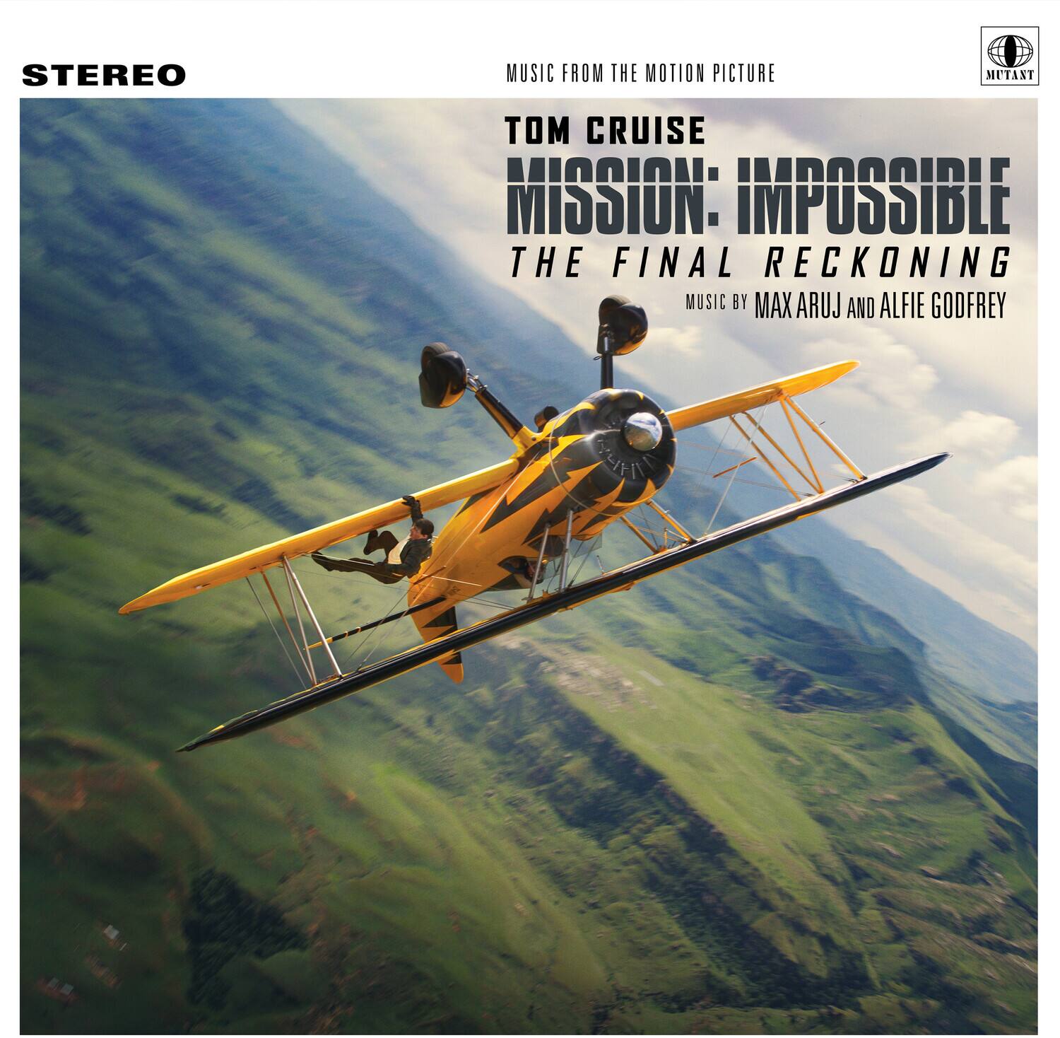 STEREO

MUSIC FROM THE MOTION PICTURE

TOM CRUISE  
MISSION: IMPOSSIBLE  
THE FINAL RECKONING

MUSIC BY MAX ARUJ AND ALFIE GODFREY