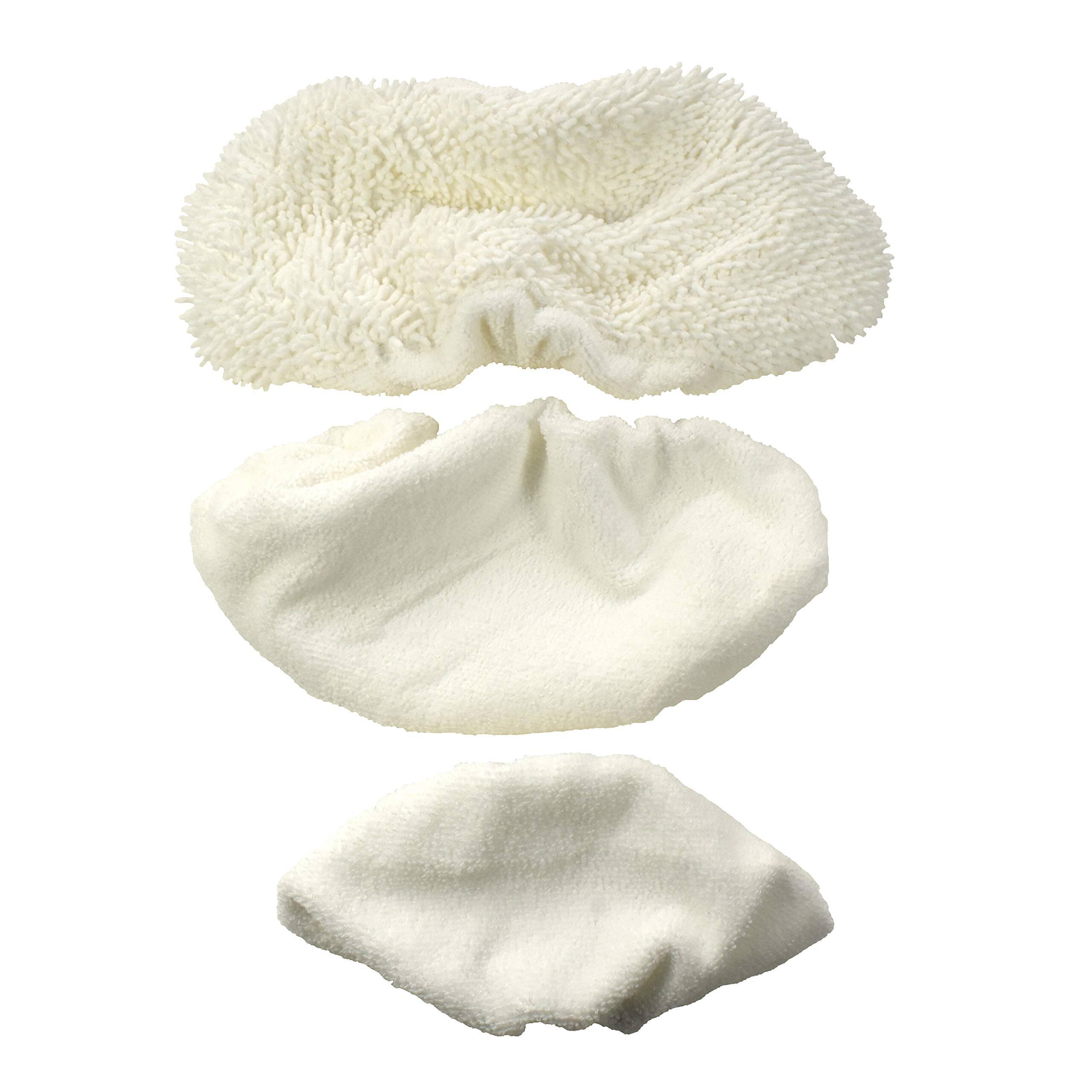 Alt View 4. HQRP - 6-Pack Microfiber Mop Pads Bonnets for Oreck Steam-It STEAM100 STEAM100LRH Steam Wand.