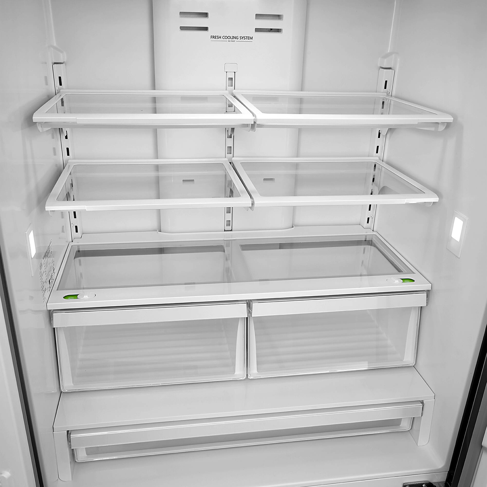 COSMO COS FDR225RHSS G 36 in. Lumin Collection 22.5 cu. ft