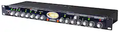 TUBE PREAMPLIFIER
INSTRUMENT
TUBE DRIVE
SOFT COMPRESSOR
AUTO EQ-COMP
GR TO METER
THRESH
RATIO
ATTACK
RELEASE
GAIN
VU
SYNTH
STUDIO
SYNTH
CHANNEL
PEAK
PARAMETRIC EQUALIZER
PEAK
FREQ LOW GAIN
FREQ MID GAIN
FREQ HIGH GAIN
LEVEL
PreSonus
POWER