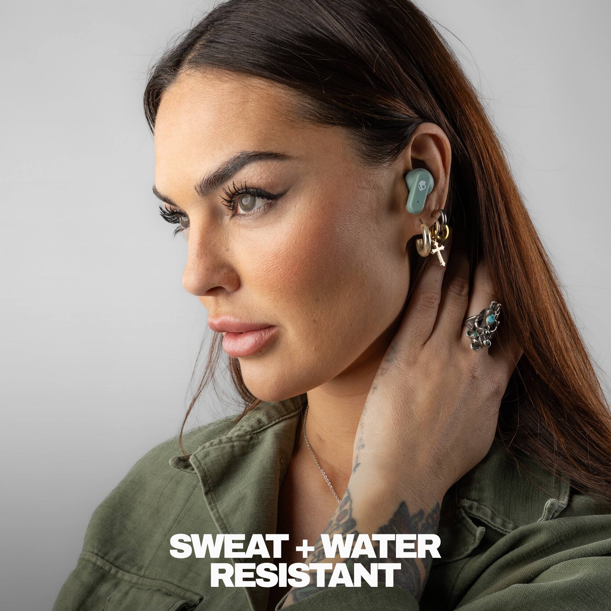 SWEAT + WATER RESISTANT