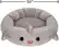 Left. Jazwares - Squishmallows 30-Inch Pet Bed - Gordon the Shark - Large.
