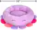 Left. Jazwares - Squishmallows 20-Inch Pet Bed - Buela the Octopus - Small.