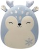 Jazwares - Squishmallows 16" Plush - Holiday Purple Fawn with Snowflake - Farryn