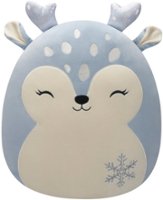 Jazwares - Squishmallows 16" Plush - Holiday Purple Fawn with Snowflake - Farryn - Front_Zoom