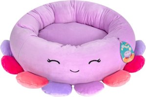 Jazwares - Squishmallows 30-Inch Pet Bed - Buela the Octopus - Large - Front_Zoom