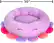 Left. Jazwares - Squishmallows 30-Inch Pet Bed - Buela the Octopus - Large.
