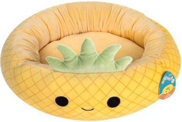 Jazwares - Squishmallows Pet Bed - Maui the Pineapple - Large - Front_Zoom