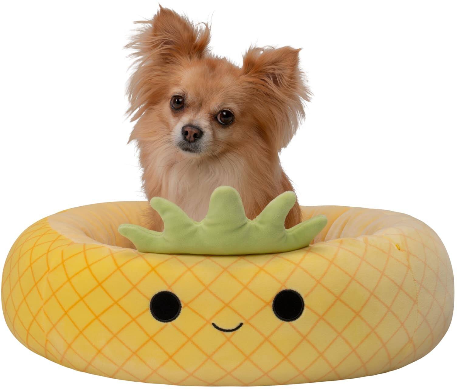 Alt View 11. Jazwares - Squishmallows 20-Inch Pet Bed - Maui the Pineapple - Small.