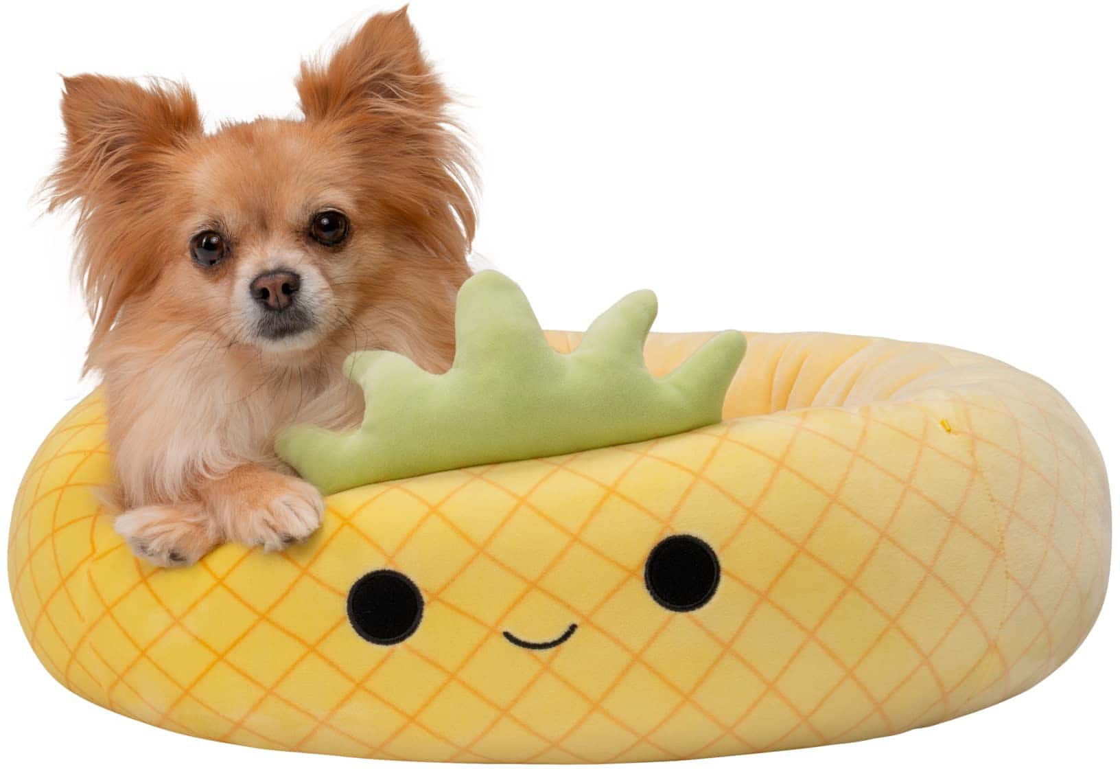 Alt View 12. Jazwares - Squishmallows 20-Inch Pet Bed - Maui the Pineapple - Small.