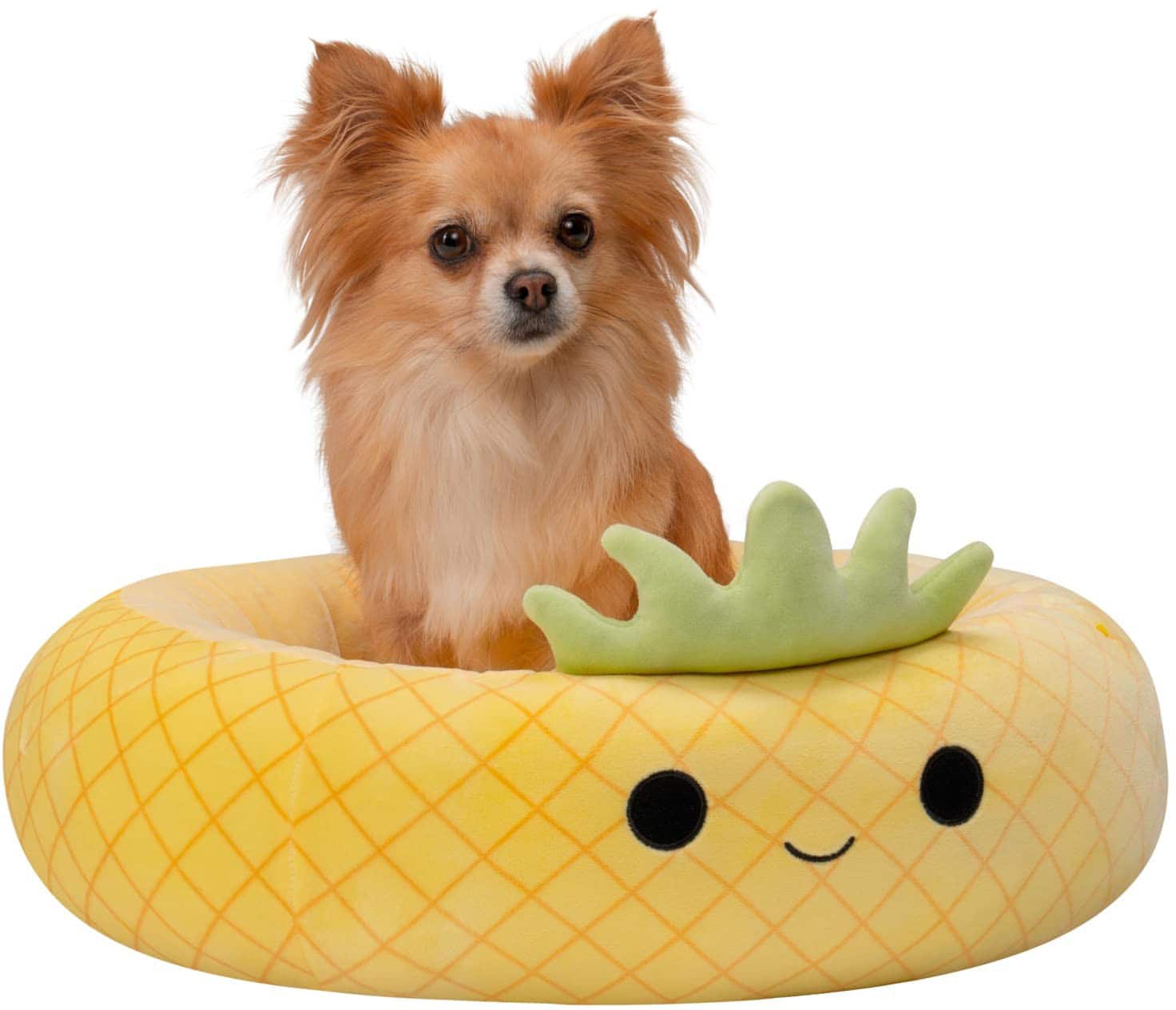 Alt View 13. Jazwares - Squishmallows 20-Inch Pet Bed - Maui the Pineapple - Small.