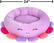 Left. Jazwares - Squishmallows 24-Inch Pet Bed - Buela the Octopus - Medium.