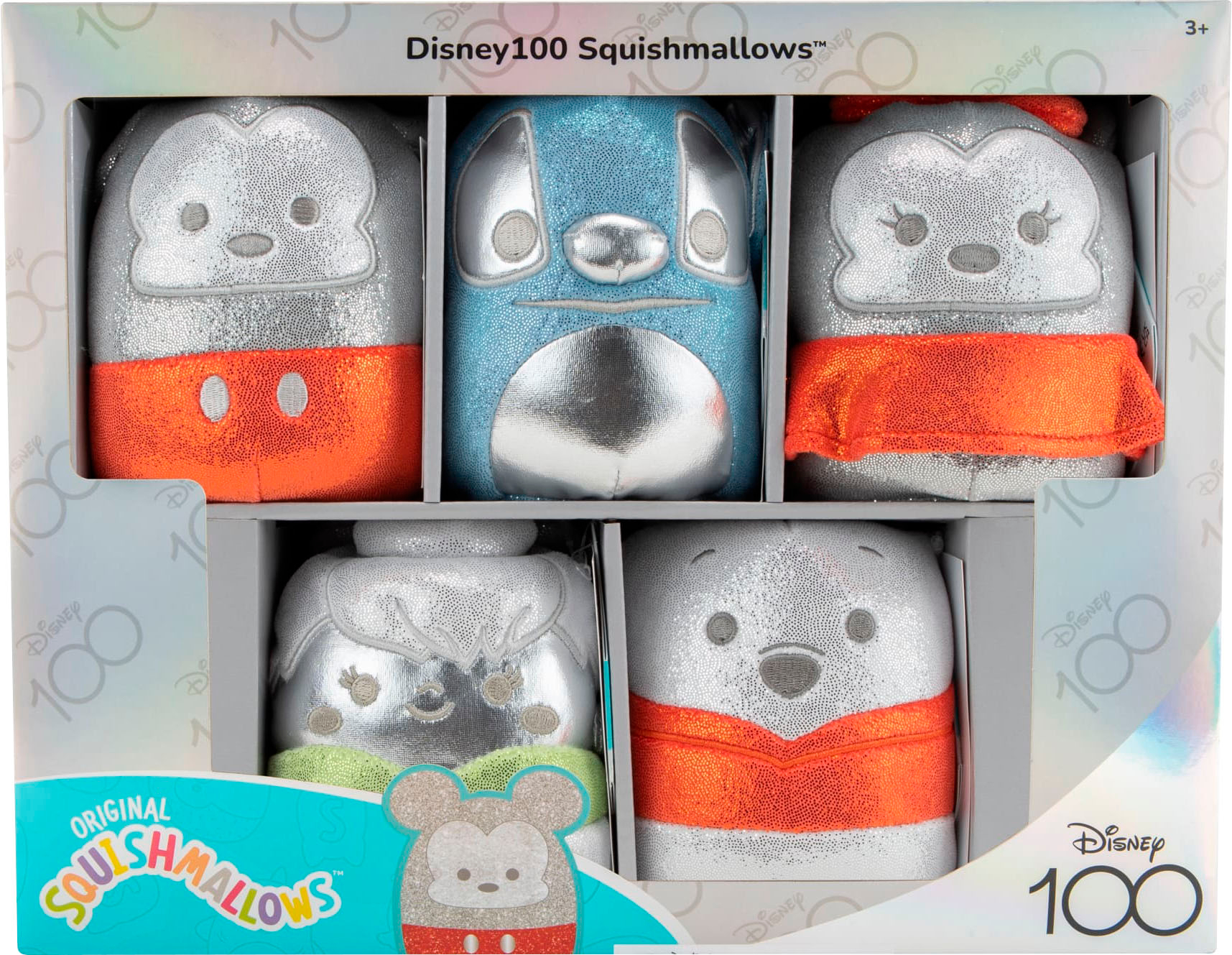 Jazwares Disney 100 5” Original Squishmallows 5 Pack SQDI00178 - Best Buy