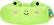 Angle. Jazwares - Squishmallows 30-Inch Pet Bed - Wendy the Frog - Large.