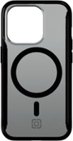 Incipio - AeroGrip Hard Shell Case with MagSafe for Apple iPhone 15 Pro - Stealth Black - Front_Zoom