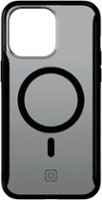 Incipio - AeroGrip Hard Shell Case with MagSafe for Apple iPhone 15 Pro Max - Stealth Black - Front_Zoom